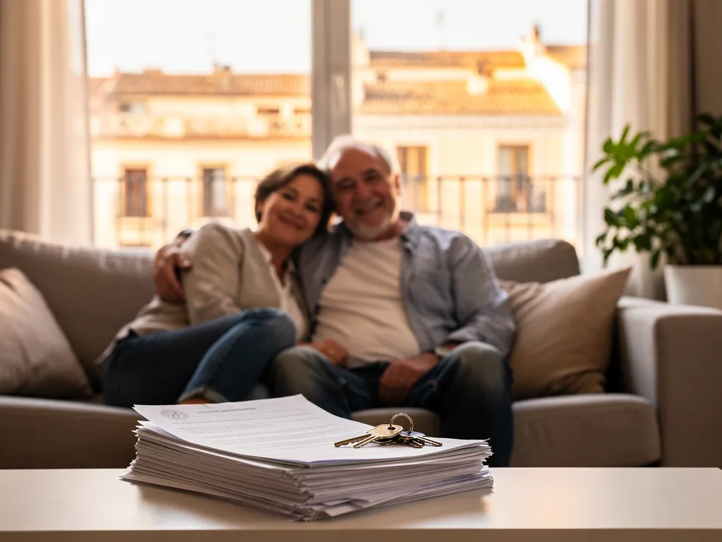 Beneficios de la Renta Garantizada en Madrid: Protege Tu Patrimonio y Duerme Tranquilo illustration 3, photorealistic