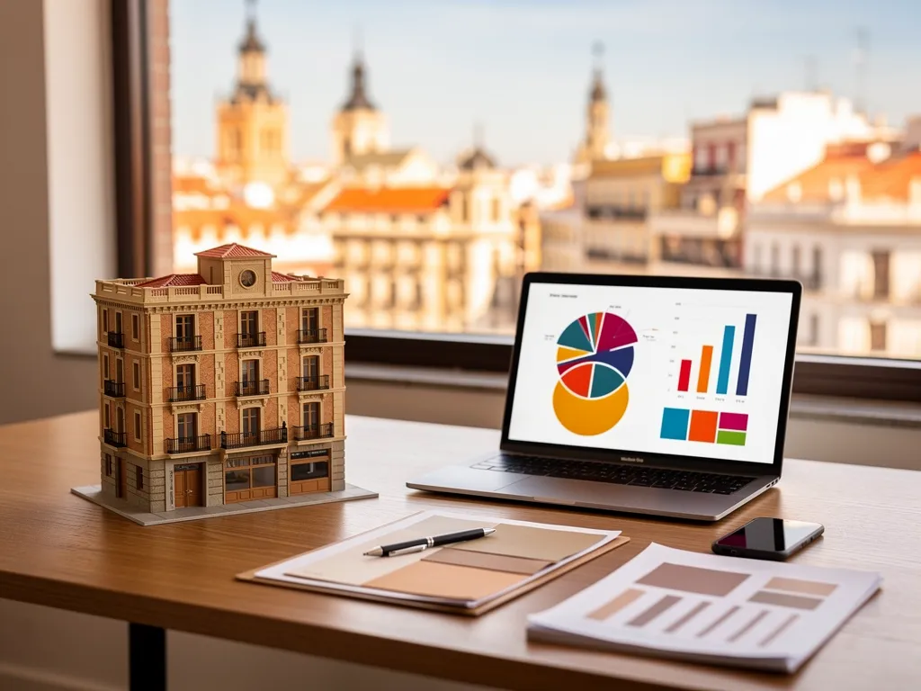 Cómo Calcular la Rentabilidad del Alquiler en Madrid y Asegurar tu Inversión illustration 3, photorealistic