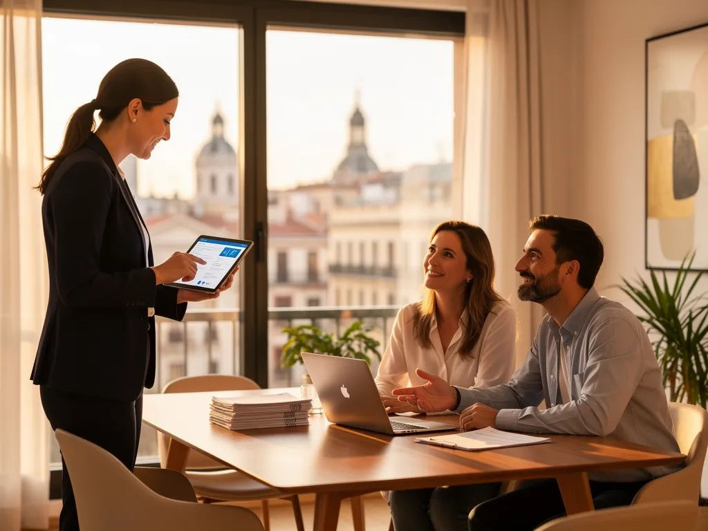 Cómo Optimizar tu Proceso de Alquiler en Madrid y Asegurar una Renta Estable illustration 2, photorealistic