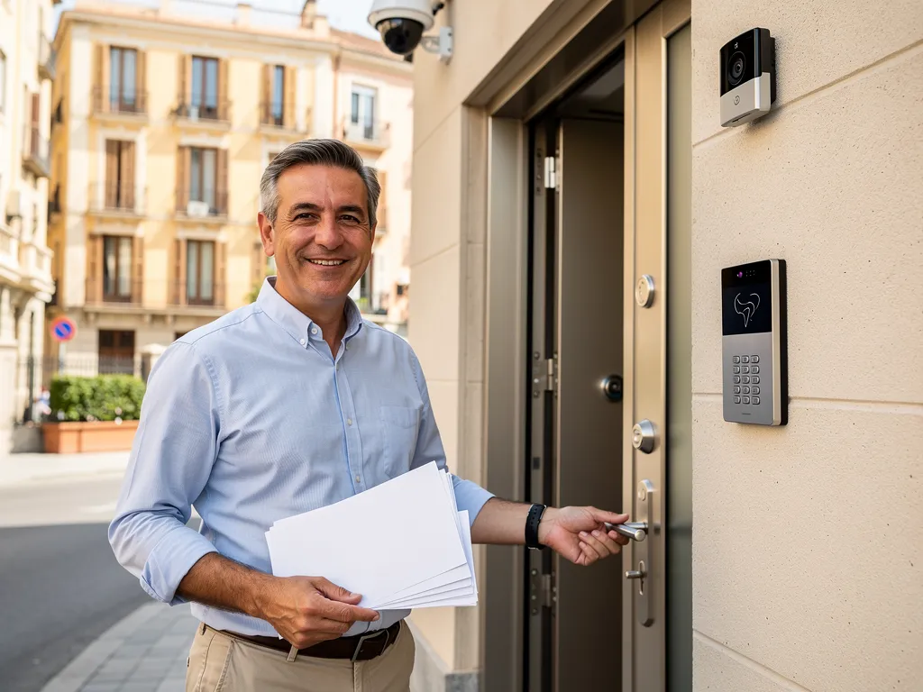 Cómo Prevenir Okupas en Madrid: Estrategias Prácticas para Propietarios Satisfechos illustration 3, photorealistic
