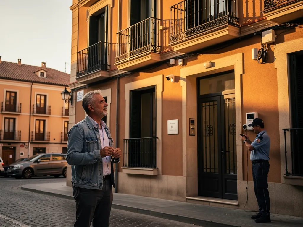 Estrategias efectivas para evitar okupas y proteger tu propiedad en Madrid illustration 3, photorealistic