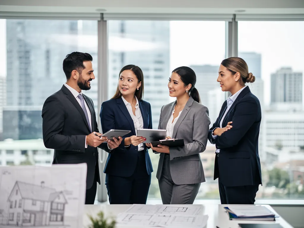 Equipo de gestión de propiedades profesional