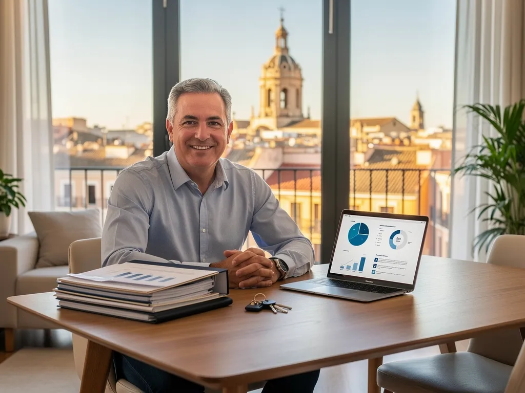 Gestión de Alquiler Sin Preocupaciones en Madrid: Asegura Tu Renta de Forma Efectiva illustration 3, photorealistic