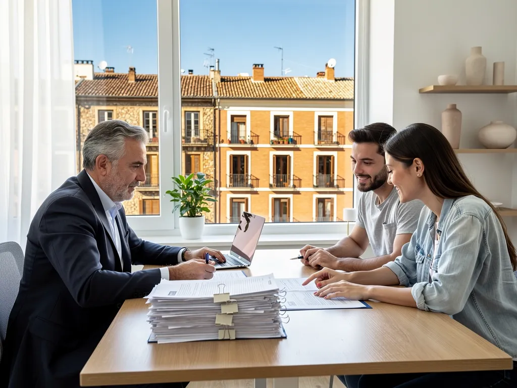 Requisitos Imprescindibles para Alquilar en Madrid y Asegurar tu Renta Sin Sorpresas illustration 2, photorealistic