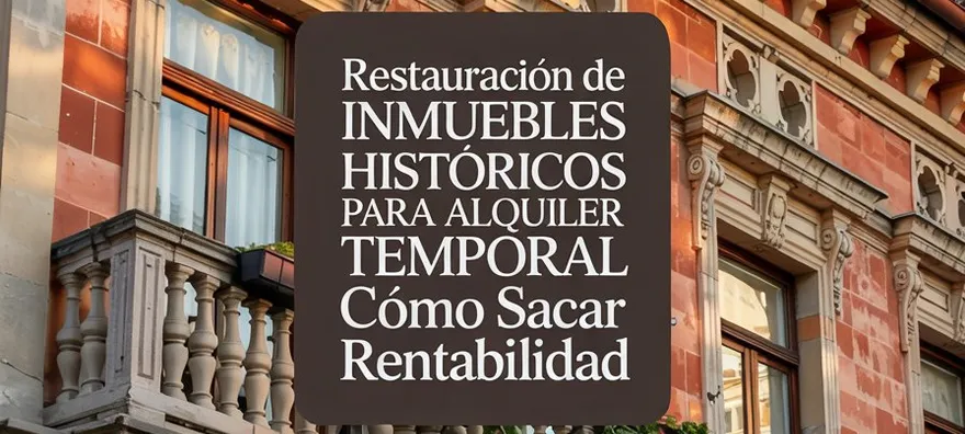 restauración de inmuebles históricos para alquiler temporal