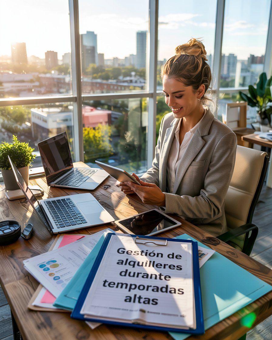 gestión de alquileres temporales durante temporadas altas