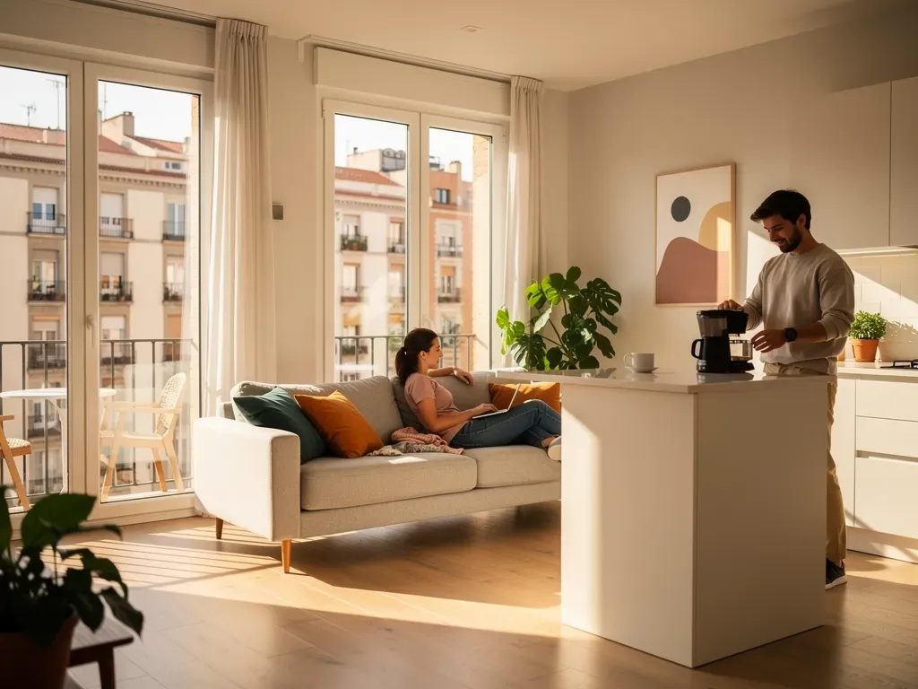 Apartamento moderno en Madrid con inquilinos